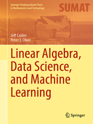 cover image of Linear Algebra, Data Science, and Machine Learning